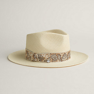 Izia Seashell hat - Beige | Hermès Canada